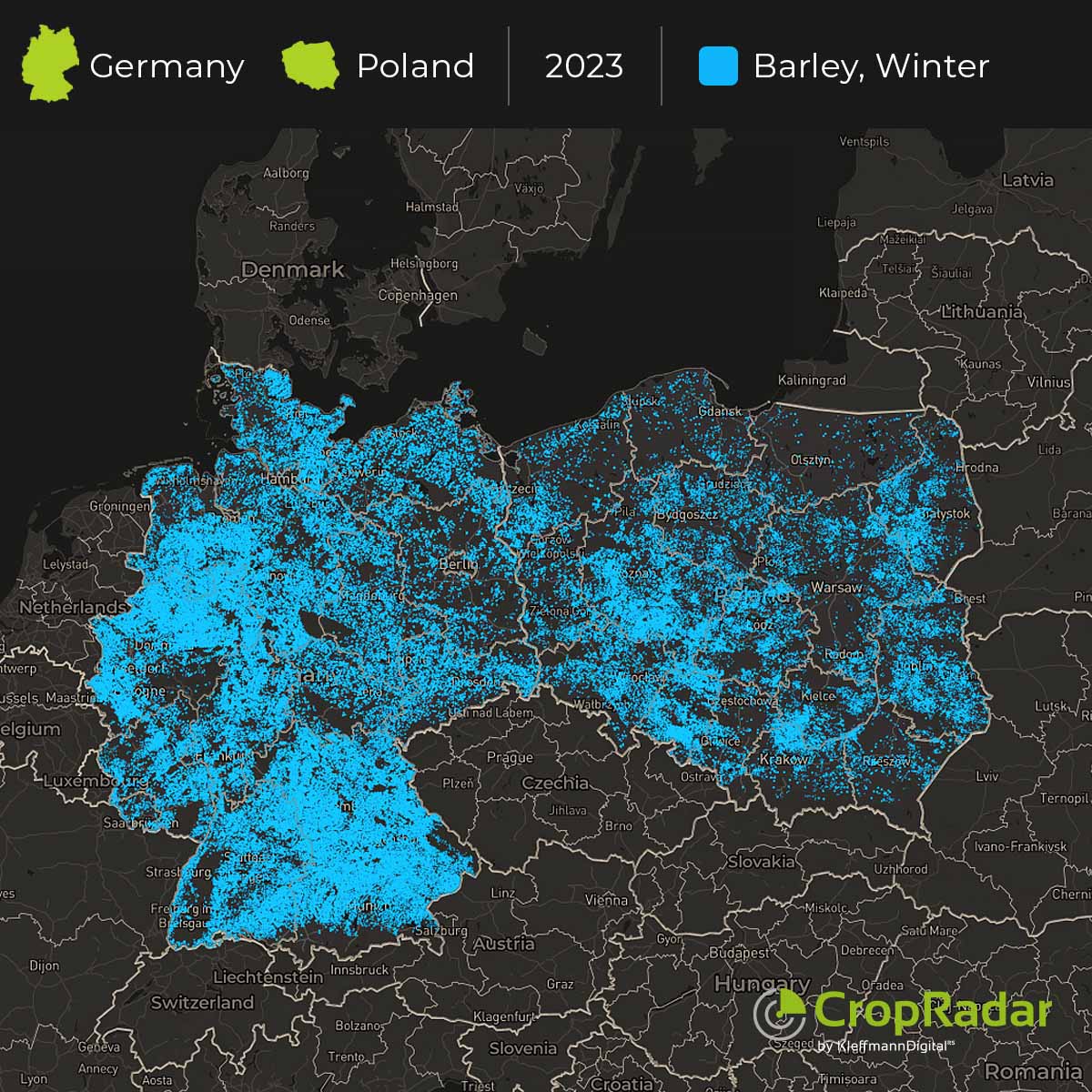 Read more about the article Winter barley in Germany and Poland
